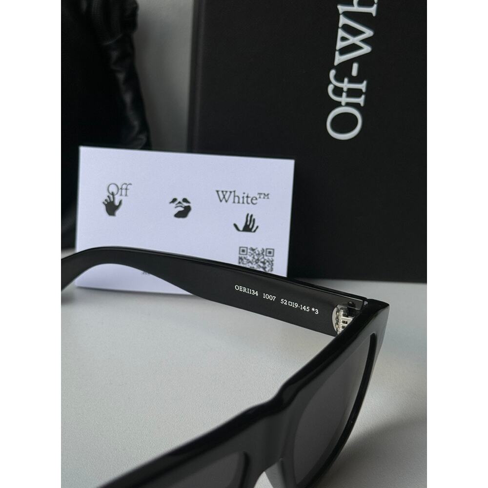 NEW Off White Providence Black Unisex Sunglasses - Picture 4 of 4